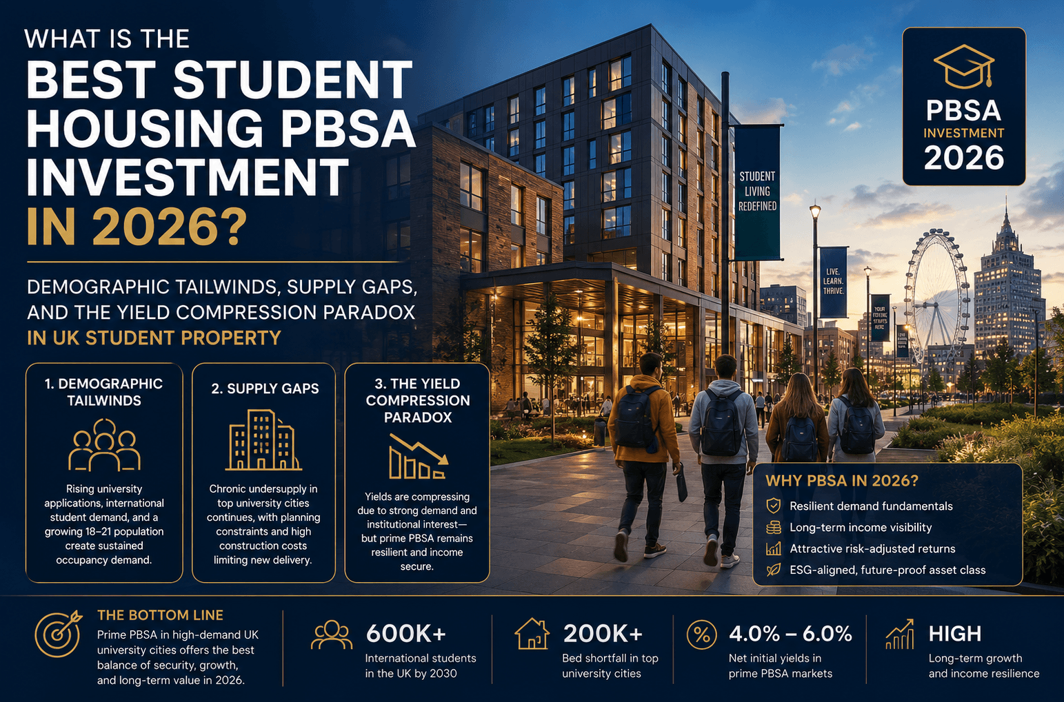 What is the best student Housing PBSA Investment in 2026 in UK Student Property